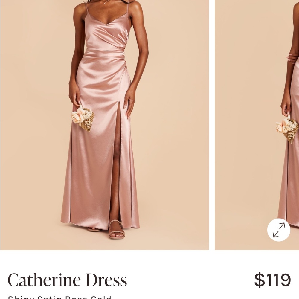 Birdy Grey Catherine Blush Satin Dress